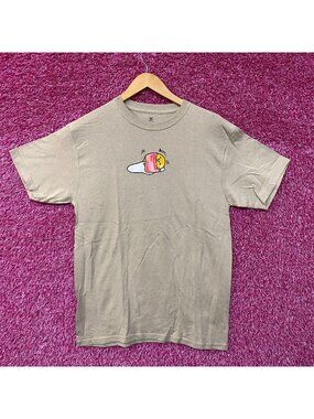 Gudetama The Lazy Egg Brrr with Bacon Blankie Sanrio Tee M